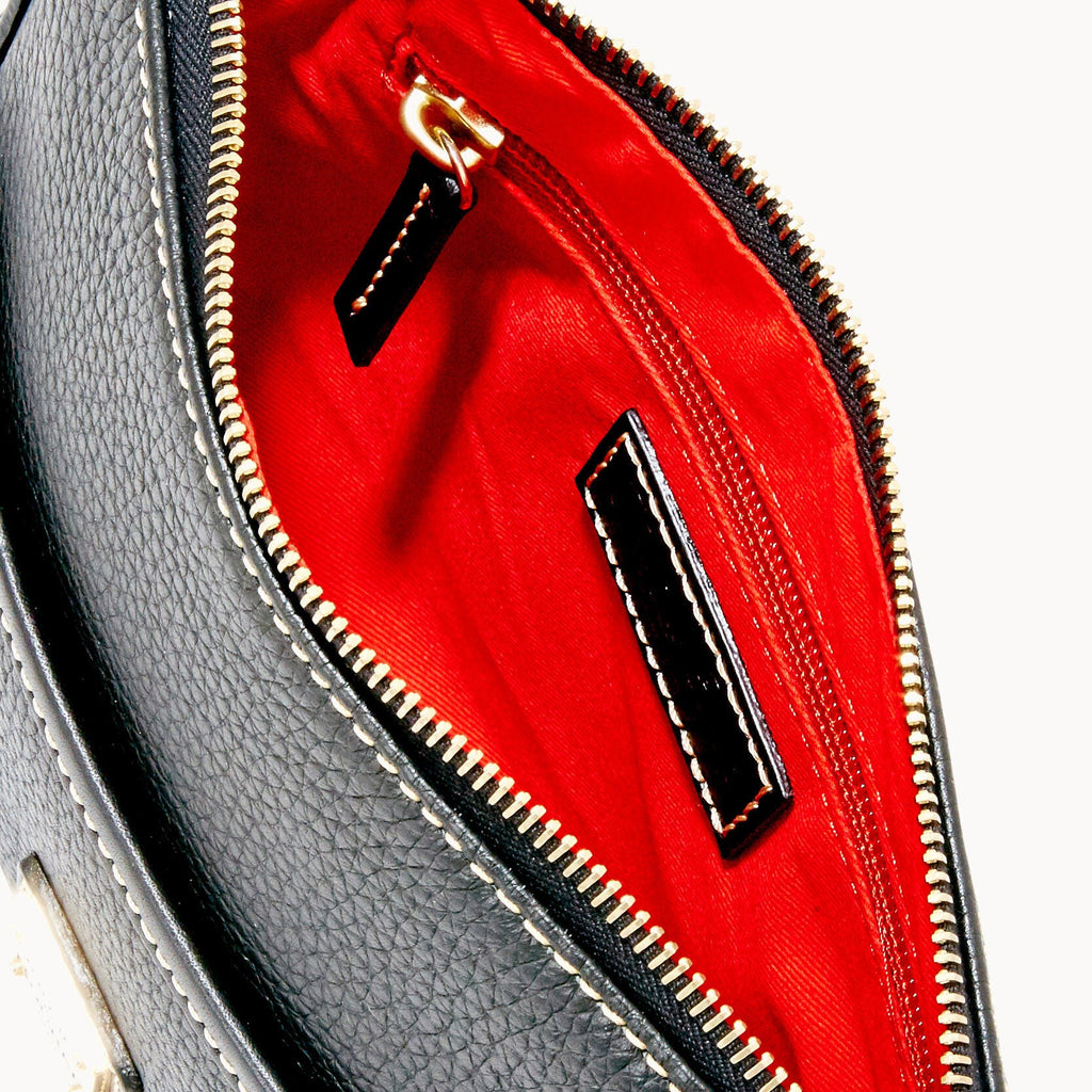 Pebble Grain Ginger Crossbody