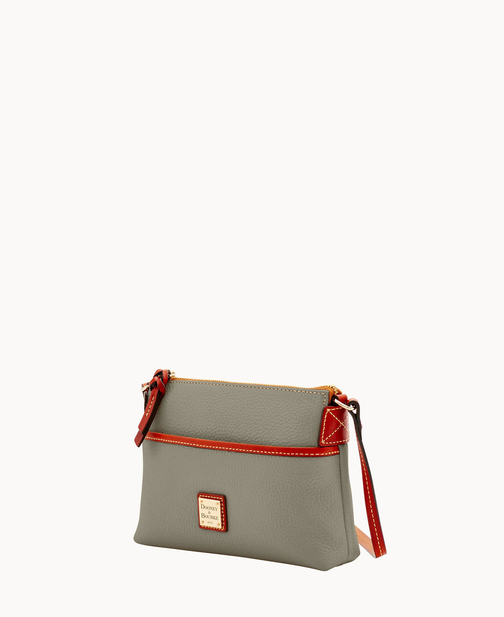 Pebble Grain Ginger Crossbody