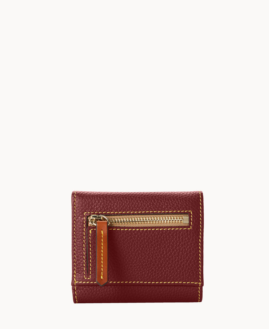 Pebble Grain Small Flap Wallet