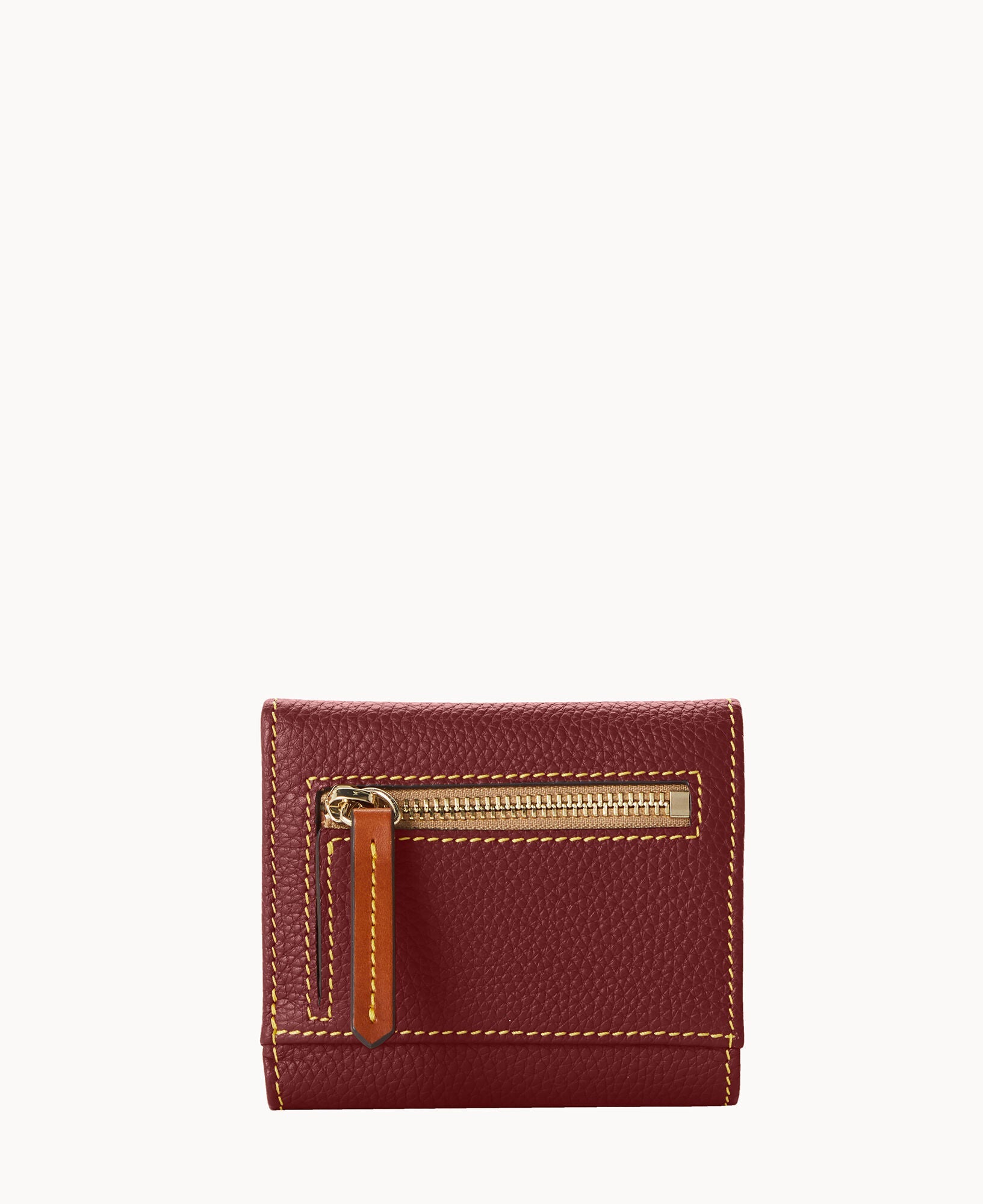 Pebble Grain Small Flap Wallet