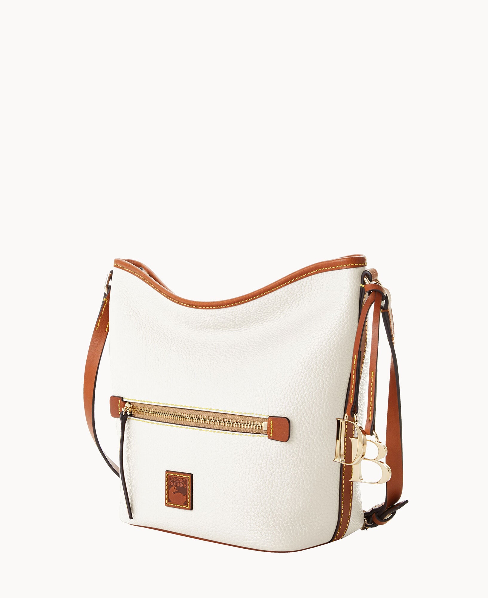 Pebble Grain Zip Sac