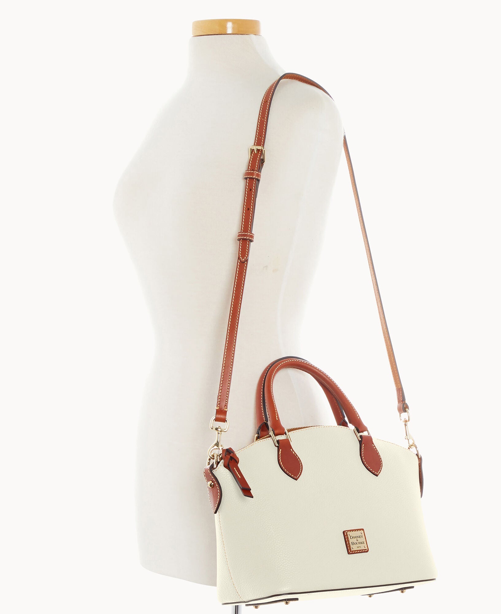 Pebble Grain Geena Satchel
